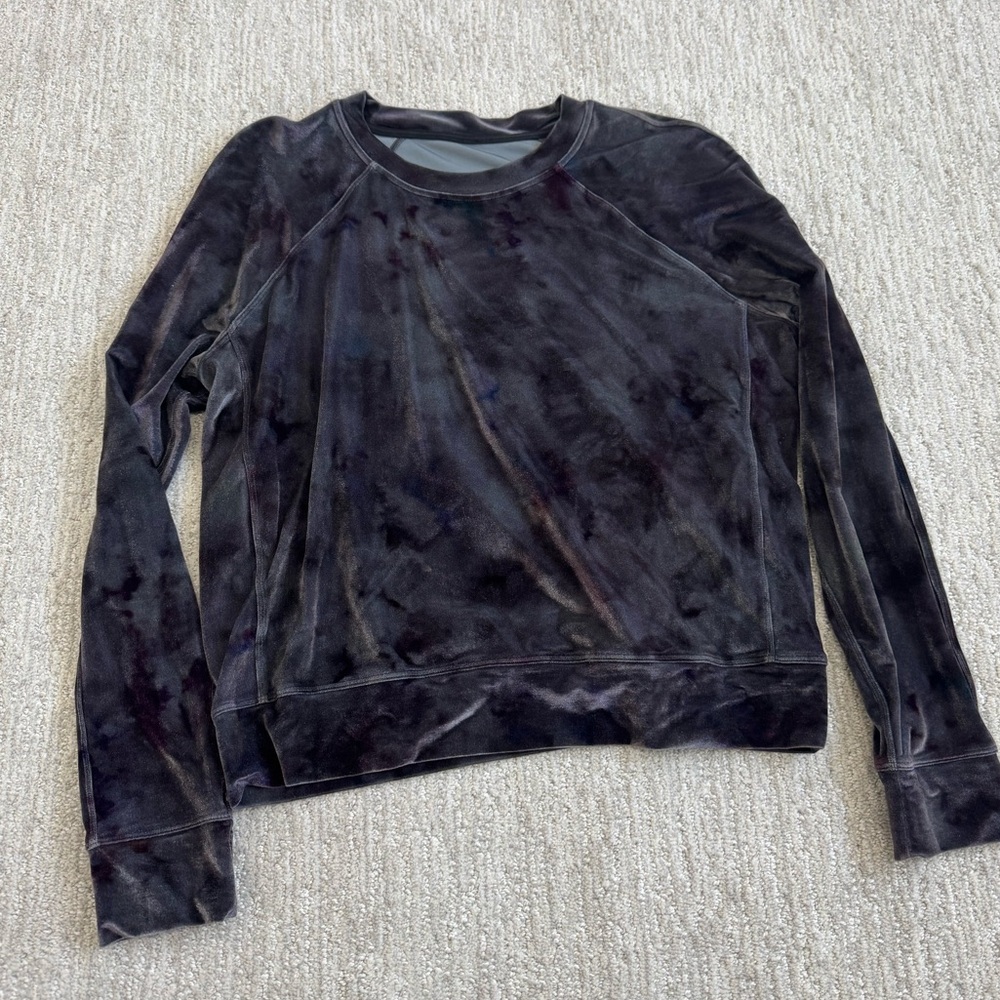 Lululemon velvet sweatshirt